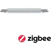 Paulmann URail kiskoadapteri Zigbee himmennin/kytkin kromi mattapintainen Schienenadapter, Kromi/hopea, Synteettinen materiaali