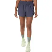 Asics Nagino Run Adjustable 4In Short - Navy - M