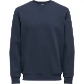 Only & Sons Onsceres Crew Neck Noos - Navy - XS