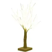 Decor joulupuu koriste, valkoinen 52 cm