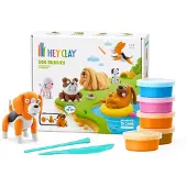 Hey Clay Modeling Dog Gang 15-Pakkaus Ilmakuivaavaa Hey Clay