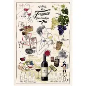 Maison Vivaraise - Keittiöpyyhe 48x72 cm Crus D'Excellence