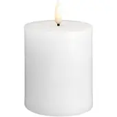 Moods & More - LED Pöytäkynttilä 7,4x10 cm Silk White