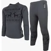 Lindberg Kåbdalis Aluskerrasto Merinovillasekoite, Anthracite, 100