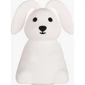 CarloBaby Bunny Floppy Ears LED-valolla Yövalo, Valkoinen