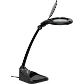 MAUL MAULiris LED-suurennusvalaisin, himmennettävä, musta MAULiris, himmennettävä, Musta, Työhuone/toimisto, Synteettinen materiaali, Moderni, lukulamppu