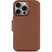 Decoded Leather Detachable Wallet Case w/MagSafe for iPhone 16 Pro - Tan