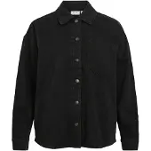 Vila Vikiki L/S Denim Shirt Blk - Black - 34