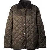 Weekday Oversized Quilted Liner Jacket - Brown - XS