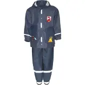 Playshoes Toiminnallinen puku 'Feuerwehr' marine / tummankeltainen / hopeanharmaa / punainen