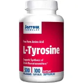 Jarrow Formulas L-Tyrosiini, 500 mg - 100 kapselia