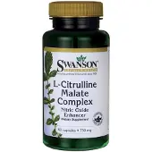 Swanson Health L-sitrulliinimalaattikompleksi, 750 mg - 60 kapselia