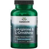 Swanson Health L-Arginiini &amp; L-Ornitiini - 100 kapselia