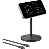 Anker MagGo, Sisätila, USB, Langaton lataaminen, musta