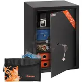 Brihard Business XL K Black Pearl toimisto kassakaappi