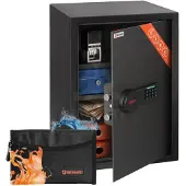 Brihard Business XL LCD E Black Pearl toimisto kassakaappi