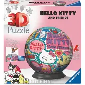 Ravensburger Puzzle-Ball 3D Hello Kitty 72p palapeli
