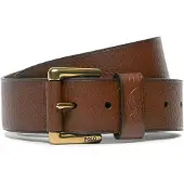 Ralph Lauren Pebbled Leather-Polo Keep Bt-Blt-Me - Brown - 40