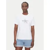 Calvin Klein Jeans Paita harmaa / valkoinen