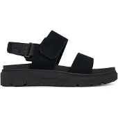 Timberland Women's Greyfield 2-Strap Sandal Black Suede Sandaalit 41