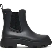 Tommy Hilfiger Flag Ankle Rainboot Warm Lining - Black - 39