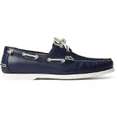 Ralph Lauren for man. 803932995001 Merton Leather Boat Shoes navy (46), Flat, Laces, Casual