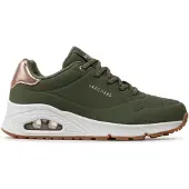 SKECHERS Matalavartiset tennarit 'Uno' pronssi / khaki