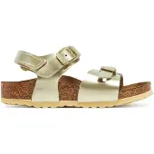 Birkenstock Rio As Kids Bf Electric Metallic Gold - Gold - 33