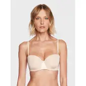 Chantelle Essentiall Bandeau T-Shirt Bra - Beige - 75 C