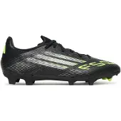 Adidas F50 League Fg/ag Electric Stealth - Musta/hopea/lucid Sitruuna, koko 46