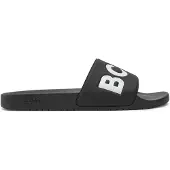 BOSS for man. 50536835 Flip-flops Aryeh black (44), Flat, None, Beachwear