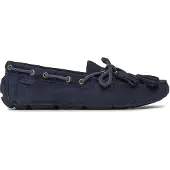 Ralph Lauren Anders Tasseled Suede Driver - Navy - 40