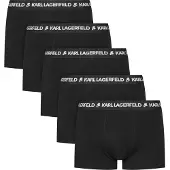 Karl Lagerfeld Bokserishortsit musta / valkoinen