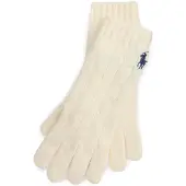 Ralph Lauren for woman. 455981440002 Cream white wool and cashmere gloves (OSFA), Casual
