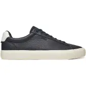 BOSS for man. 50542114 Aiden Tenn navy leather sneakers (40), Flat, Laces, Casual