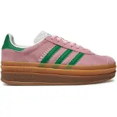 Adidas Originals Matalavartiset tennarit 'Gazelle Bold' vihreä / vanha roosa / valkoinen