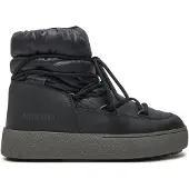 Moon Boot Women's Low Track Low Nylon Water-Repellent Black Talvikengät 36