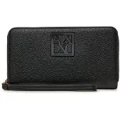 Armani Exchange for woman. XW000361AF11902UC001 Coin purse with black logo (OSFA), Casual, Polyester