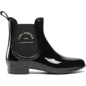 Karl Lagerfeld Kumisaappaat 'KALOSH II' musta