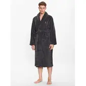 Ralph Lauren Bci Cotton/Terry-Lng-Rbe - Black - XXS/XS