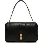 Tommy Hilfiger Soft Leather Olkalaukku Nahka 34 cm Musta