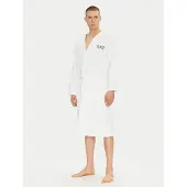 Emporio Armani for man. 7M000441_AF14014 White cotton terry towelling bathrobe (L), Homewear