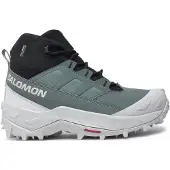 Salomon Women's Crosstrak Waterproof Agave Green/Black/Canary Green Talvikengät 36 2/3