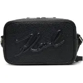 Karl Lagerfeld Skuare Crossbody-laukku 21 cm Musta