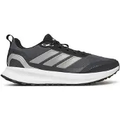 Adidas Juoksukengät 'Runfalcon 5' kivenharmaa / musta / hopea