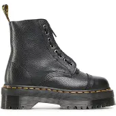 Dr. Martens for woman. 22564001 Sinclair leather boots black (43), 3 to 5 cm, Zip, Casual