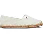 Tommy Hilfiger Flag Canvas Espadrille - White - 38