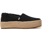Toms Valencia Platform Espadrille - Black - 36