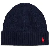 Ralph Lauren 2/30 Merino Wl Rws-Hat-Ac-Hat - Navy - L/XL