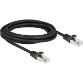 HQ Products 80189, 3 m, S/FTP (S-STP), RJ-50, RJ-50, Musta